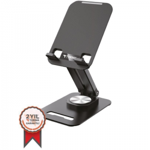 Torima JX-035 Metal Telefon ve Tablet Tutucu Katlanabilir, Yükseklik Ayarlı ve Masaüstü Telefon Ve Tablet Standı
