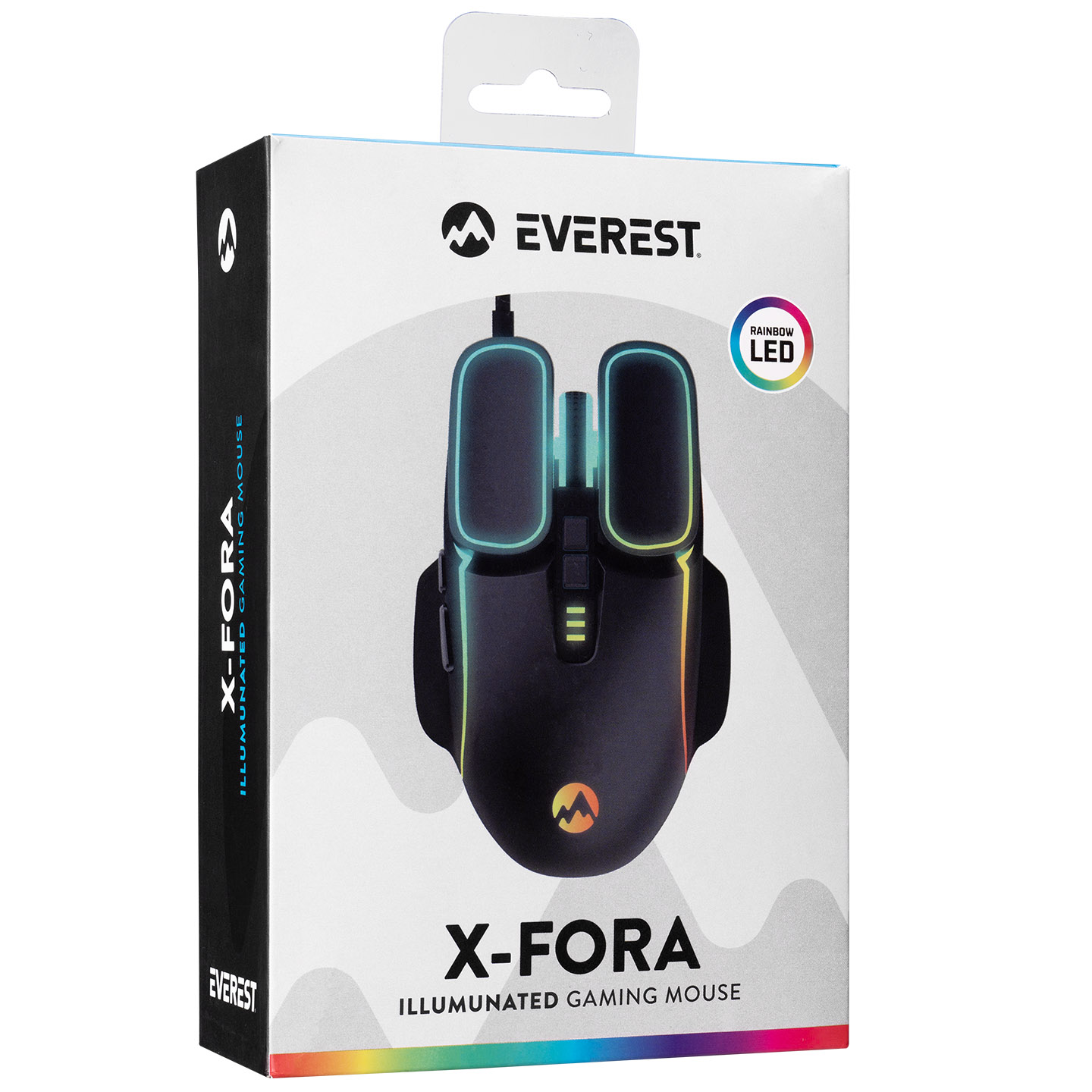 Everest SM-G55 X-FORA 7200dpi LED Işıklı Gaming Oyuncu Mouse